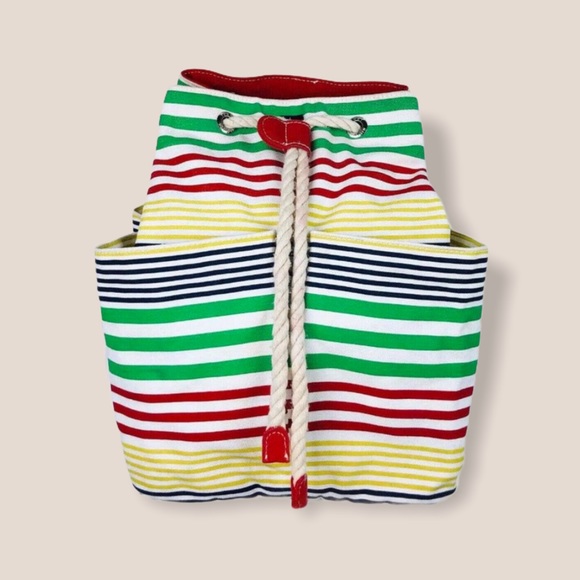 Vintage 90's Tommy Hilfiger Striped Bag - Picture 1 of 12